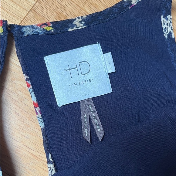 HD in Paris Navy Floral Multilayer Dress - Picture 2 of 12